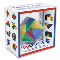 Popular Playthings Tri-Mags Magnetic Puzzle Toy - 24 Pieces-Stimulate both imagination and creativity as well as promote basic logical thought with 24 magnetic triangles