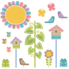 TREND enterprises Rainbow Garden Bulletin Board Set - 40" - 32 Pack-32 pieces; the sunflower fully assembled is 40" tall