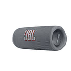 JBL Flip 6 - Portable Waterproof Bluetooth Speaker - Grey-Louder, more powerful sound: The beat goes on with the JBL Flip 6 2-way speaker system, engineered to deliver loud, crystal clear, powerful sound. Its racetrack-shaped woofer delivers exceptional low frequencies and midrange, while a separate tweeter produces crisp, clear high-frequencies. Flip 6 also features optimized dual passive radiators for deep bass, fine-tuned with using Harman’s advanced algorithm.