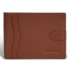 Champs Onyx Leather Access Center Wing Wallet - Brown-Leather Center wing wallet in gift box