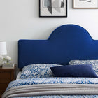 Modway Dawn Performance Velvet King/California King Headboard - Navy-5 Mounting Positions