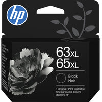 HP 63XL/65XL B7RT5AN Ink Cartridge - High Yield - Black-High‑yield cartridge prints up to 300 pages