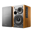 Edifier R1280T Technology Style Utility Powered Bookshelf Speakers- Brown-Get access to volume, treble, bass and more at your fingertips with an easy-to-use remote