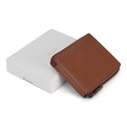 Champs Onyx Leather Zip Around Wallet - Brown-2 slot pockets
