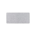 BlueDiamond - Tapis de bureau en feutre haut de gamme régulier pour bureau à domicile et gaming, dessous en caoutchouc antidérapant – 25,6 po L x 11,8 po L – Lunar-Surface texturée en feutre : Un look haut de gamme et une sensation agréable pour votre espace de travail moderne