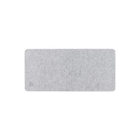 BlueDiamond - Tapis de bureau en feutre haut de gamme régulier pour bureau à domicile et gaming, dessous en caoutchouc antidérapant – 25,6 po L x 11,8 po L – Lunar-Surface texturée en feutre : Un look haut de gamme et une sensation agréable pour votre espace de travail moderne
