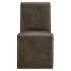 Modway Emory Vegan Leather Dining Side Chair - Mushroom-8