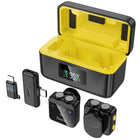 HOCO Wireless Microphones for Type C Adapter and Charging Case-Stable wireless connection for reliable transmission during interviews, streaming, and content creation