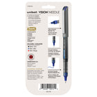 uni-ball Vision Needle Rollerball Pens - 0.7mm - Assorted Colours - 5 Pack-Fine point pens with archival-quality ink are perfect for notes, lists, signatures and record keeping