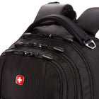 Swiss Gear Cecil Laptop Backpack - Black-Quick-access front slip pocket
