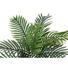 Monarch Specialties - Plante Artificielle - 24 po H - Palme - Mis En Pot - Touche Réelle - Feuilles Vertes - Panier Tressé Beige-6