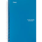 Five Star - Cahier à 2 sujets de qualité supérieure - 9-1/2 po x 6 po - variés - 160 pages-Pages perforées propres Neat Sheet