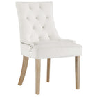 Modway Pose Performance Velvet Dining Chair - Ivory-Modern Accent Chair