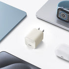 Anker Nano USB-C 30W ECO Wall Charger - White-Compact and Foldable: Thanks to GaN technology, this charger is 32.5% smaller than Apple's original 20W charger, and features a convenient foldable plug