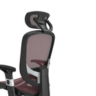 Staples Hyken Ergonomic Mesh Swivel Task Chair - Red-Features a swivel-tilt mechanism, upright tilt lock, and a tension knob that allows you to adjust the resistance of the chair for reclining, making it easier or harder to recline back