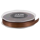 JAM Paper Double Faced Satin Ribbon - 3/8" W x 25 yd. - Chocolate Brown-Our decorative ribbon is made from the highest quality double-faced satin, which features a smooth finish!
