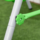 Outsunny - Portique en métal avec harnais de sécurité pour jardin, extérieur, aire de jeux - vert-Couleur : Vert 