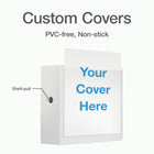 Cardinal XtraLife ClearVue Locking D-Ring Binder, White, 5”-5” rings; 1,100-sheet capacity