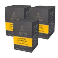Taylors of Harrogate Organic Chamomille - 30 g - 3 Pack-Includes 3 boxes of 20 tea bags (60 total)
