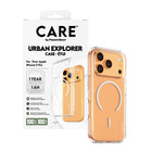 PanzerGlass CARE Clear Urban Explorer MagSafe Case for iPhone 17 Pro - White Ring-1 Year Limited Manufacturer Warranty