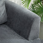 HOMCOM 74" 3 Seater Sofa with Thick Spring Cushions - Dark Grey-Comes with clear instructions for a quick and simple 30-minute assembly