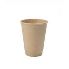 Eco-Packaging Bamboo Double Wall Cups - 12oz - 500 Pack-Made from top quality bamboo fibre and PE Lined
