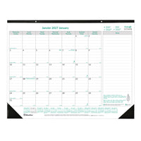 Blueline 2027 EcoLogix Monthly Desk Pad Calendar - 22" x 17" - Bilingual-12 Months, January to December