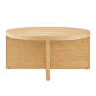 Modway - Silas Manche Table basse en bois - Naturel-Nivellement, pieds sans marquage