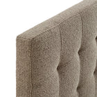 Modway Lily Upholstered Queen Size Headboard - Taupe-Assembly Required