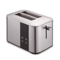 Salton Stainless Steel Digital Countdown Toaster - 2 Slice-DIGITAL COUNTDOWN TIMER – Lets you know when your toast will be ready