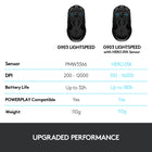 Logitech G903 Lightspeed Wireless Gaming Mouse with HERO 25K sensor - Black-Ambidextrous Design: configurable button layout lets you adjust for left- or right-handed use; use G HUB gaming software to customize 7-11 buttons