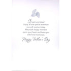 Mill Brook Studio 5-3/8" x 7-3/4" Father's Day Greeting Cards/Envelopes - Blue Leaves - 18 Pack-Printed on premium uncoated paper