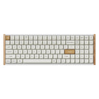 Keychron - K4 HE Interrupteur interchangeable RGB rétroéclairé châssis en aluminium - Interrupteur Nebula - Blanc (Édition Spéciale)-Interrupteurs magnétiques Hall Effect avancés avec points d’activation ajustables pour chaque touche