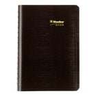 Blueline 2026 PlannerPlus Daily Planner - 8" x 5" - Black - Bilingual-Appointment schedule from 7:00 a.m. to 7:30 p.m. in 30-minute intervals, for full week