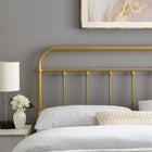 Modway Sage Metal King Headboard - Gold-Modern Farmhouse Style