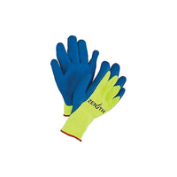 Zenith Safety High Visibility Coated Gloves, Small/7, Rubber Latex Coating, 7 Gauge, Terry Shell - 12 Pack-Coating Rubber Latex