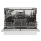 Danby 6-Place Setting Countertop Dishwasher - White-6 place setting capacity with silverware basket