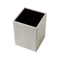 Martha Stewart Linen Pencil Cup - Grey-Pencil Cup