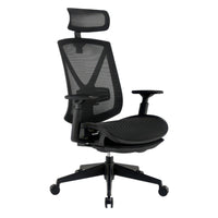 TygerClaw - Chaise de Bureau Dossier Haut en Maille avec Repose-Pieds Rétractable-Détendez-vous en position inclinée grâce au repose-pieds intégré extensible pour un confort inégalé pendant les pauses