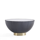 Manhattan Comfort Anderson 28.15" Modern Leatherette Upholstered Coffee Table - Grey-Delivered to you Fully Assembled! No Assembly Required