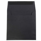 JAM Paper Square Invitation Envelopes - 5.5 x 5.5 - Black Linen - 25 Pack-Unique square shape will make your mail stand out!