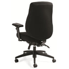 Staples Newdale Medium Back Multi-Tilter Office Chair - Fusion Carbon Fabric - Black-Tension adjustment allows you to rock comfortably, without heavy pushing, reducing muscle fatigue