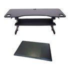 Rocelco 45" Adjustable Desk Riser with Anti Fatigue Mat-ADR45 has enhanced Vertical Range (EVR)