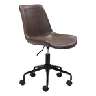 Zuo Byron Office Chair - Brown-Adjustable height