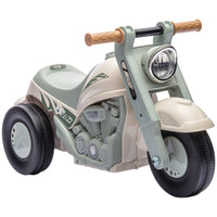 Qaba Baby Push Car with Music, Bubble - Cream White-Bubbles fly with music for children's entertainment 