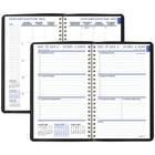 Staples - Agenda hebdomadaire/mensuel 2026 - 8 po H x 4 7/8 po l - noir - bilingue-Couverture noire