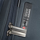Ricardo Beverly Hills Avalon Softside 24" Medium Upright Check-In Spinner - Storm Blue-Bottom carry handle — Helps lift the bag from car trunks, baggage carousels, and high shelves without tilting or dragging.
