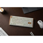 Keychron - K2 HE Interrupteur interchangeable RGB rétroéclairé châssis en aluminium - Interrupteur Nebula - Blanc (Édition Spéciale)-Connectivité trois modes (2,4 GHz, Bluetooth et filaire) pour une utilisation polyvalente