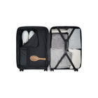 Bugatti 3-Piece Hardside Luggage Set - ABS - Navy-Zipper-release expansion system for 20% more packing space