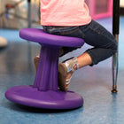 FDMT Kore Wobble Stool - 12" H - Blue-Increase Secondary Focus: Continuous movement while sitting relaxes the right side of the brain, leading to better focus.